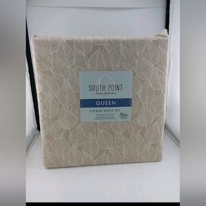 south point home fashions microfiber 6 piece sheet set Color Louisa Leaf